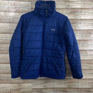 Women's Patagonia Rubicon Rider Blue Butterfly Insulated DAS Puffer Jacket Sz XS